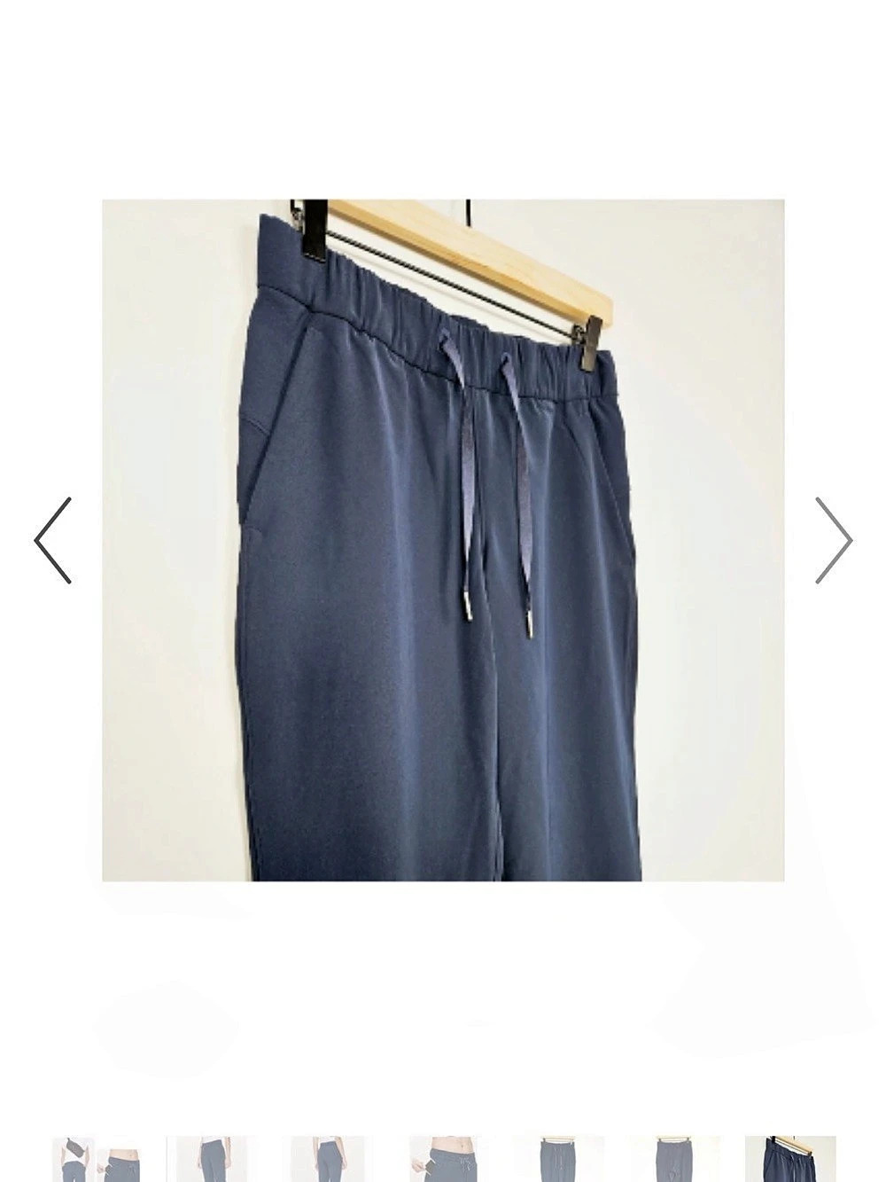 NWOT Lululemon On The Fly Pants Navy Blur Sz 10 M/L - Picture 8 of 12